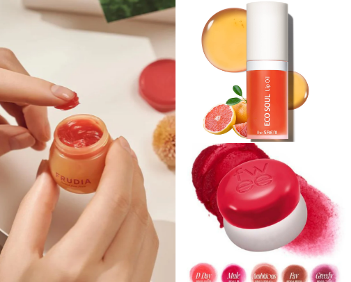 everything for well-groomed and shiny lips 💄 cover photo collage