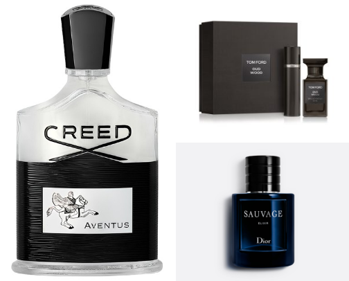 The Alpha Scents: Luxury & High-Status Men´s Fragrances cover photo collage