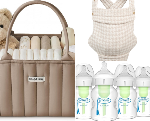 Baby registry must haves! cover photo collage