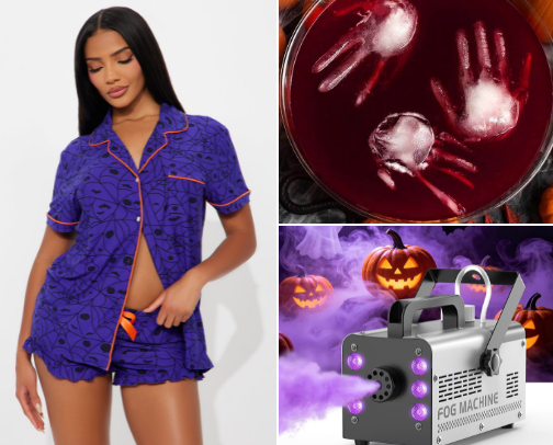 Halloween Party Guide: Girls Night Celebration! 🎃👻 cover photo collage