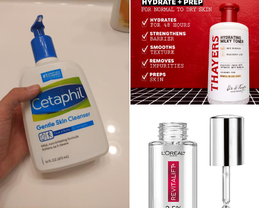 Skin Care must haves cover photo collage