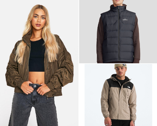 Winter outfits cover photo collage