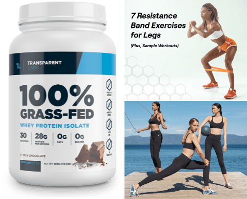 Post workout must haves cover photo collage