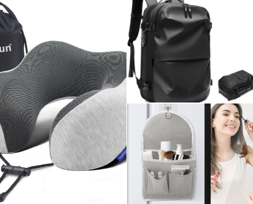 Travel accessories everyone needs! cover photo collage