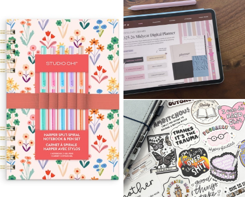 Planners: Let's get you organized cover photo collage