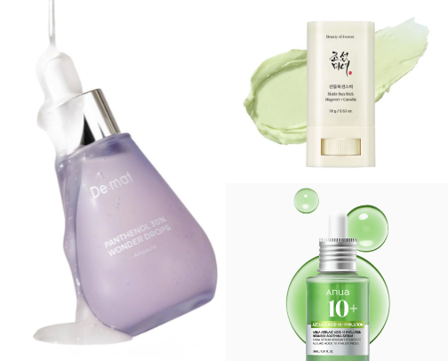 Glow Up: Korean Skincare for Acne-Prone Skin and Breakouts cover photo collage