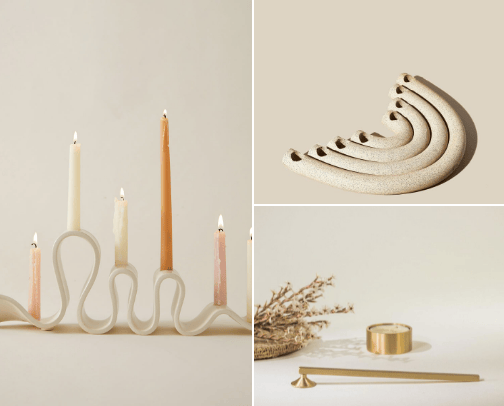 Candle essentials🕯️ cover photo collage