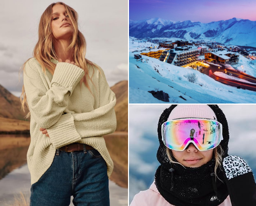 European Ski Trip Essentials For The Ladies cover photo collage