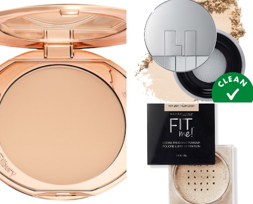 Powders that mattify! cover photo collage