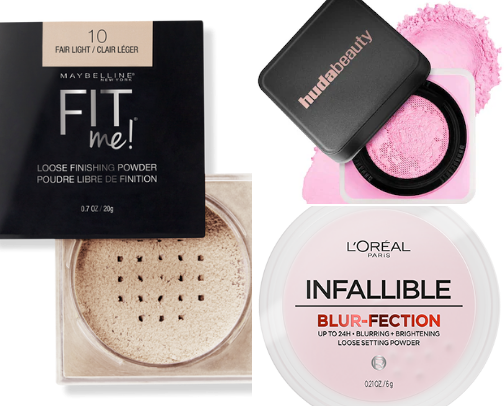 Powders that mattify! cover photo collage