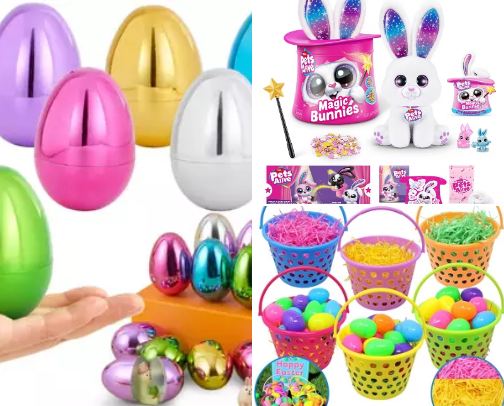 Easter is here 🐰 🧺 🐣 cover photo collage