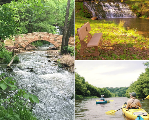 The Cutest Iowa Town and Where I'd Take You cover photo collage