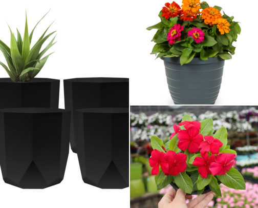 Save These Summer Flower Planters cover photo collage