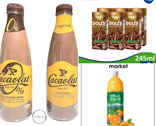 Drinks and Beverages cover photo collage