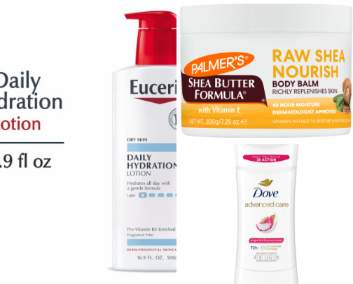 During & After Shower Products cover photo collage