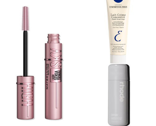 Beauty products for teens cover photo collage