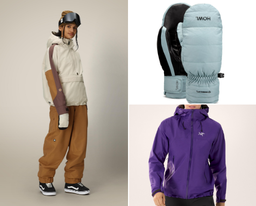 My favorite snowboarding gear as a girl who lives for winter!! cover photo collage
