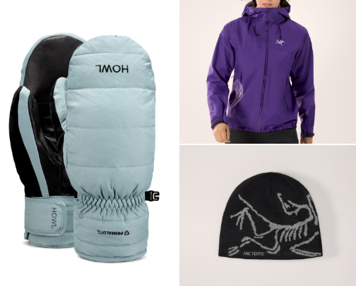 My favorite ski + snowboard gear as a girl who lives for winter cover photo collage