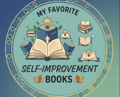 My Favorite Self-Improvement Books📚 cover photo collage
