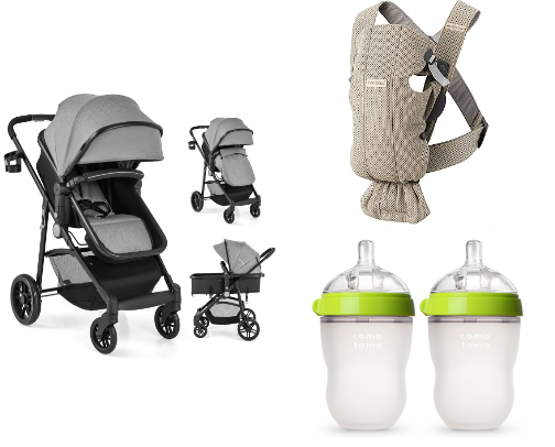Affordable Baby Essentials: The Best Budget-Friendly Gear, Bottles, and Diapering Must-Haves (Mom of 4) cover photo collage