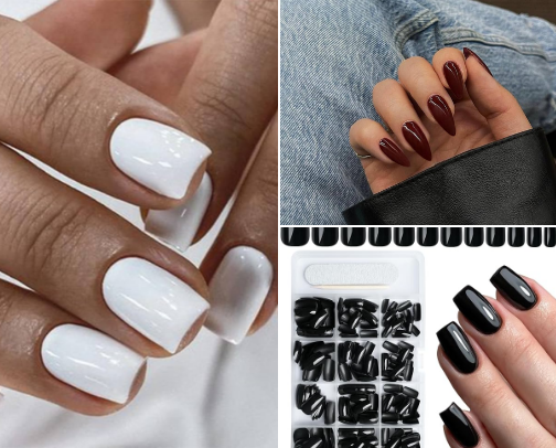Press-On Nails 💅 cover photo collage