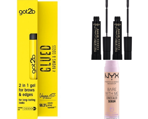 Makeup staples cover photo collage