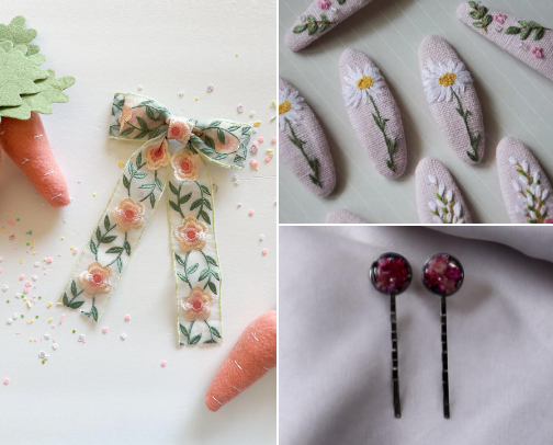 Top Etsy Hair Accessories You’ll Love! cover photo collage