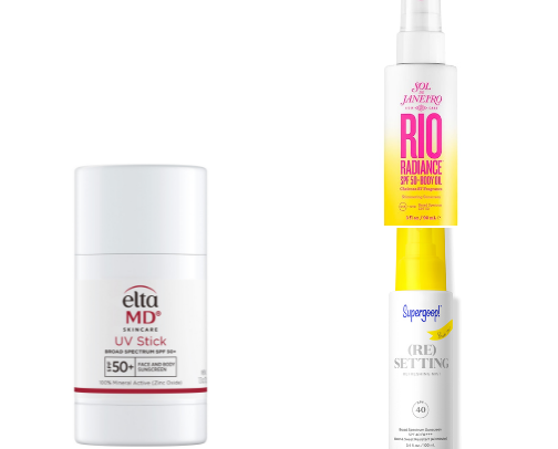 Sunscreens for baddies who hate sunscreen cover photo collage