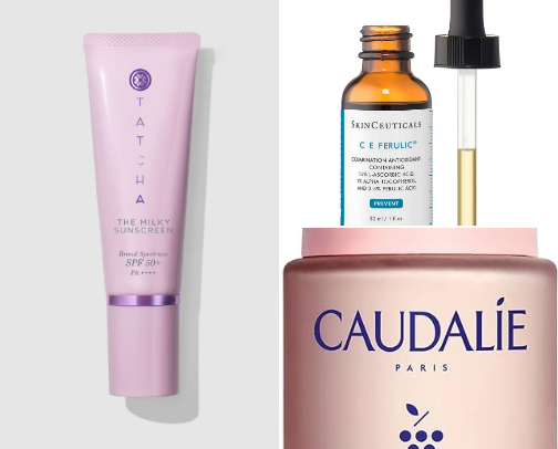 My favorite skincare cover photo collage