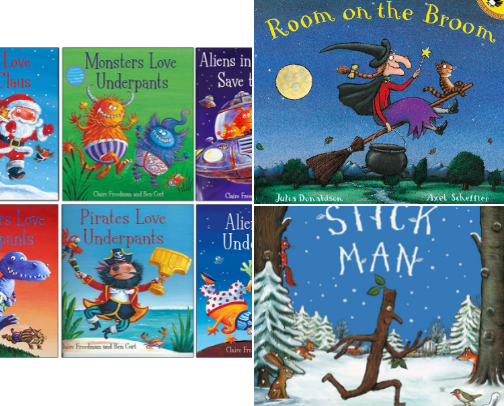 Books to enjoy with your kids cover photo collage