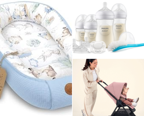 Newborn Essentials I couldn’t live without cover photo collage