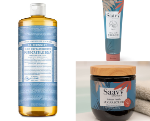 My favorite personal care products cover photo collage