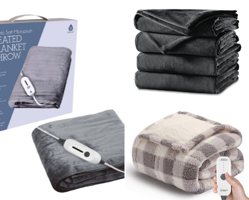 🔥 You Need These 16 Heated Blankets That Feel Like Being Held (But Look Like Design) ✨ cover photo collage