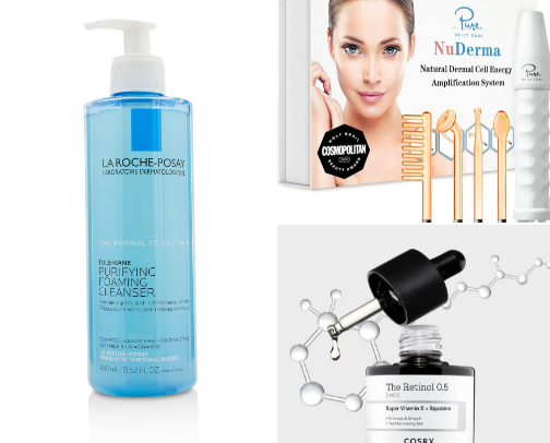 Say goodbye to dry, textured, and acne prone skin! cover photo collage