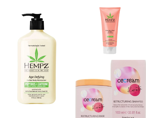 Favorite bath products cover photo collage