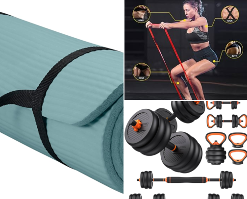 🏋️ Home Workout Essentials cover photo collage