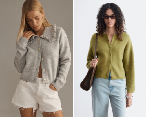 My favourite cardigans for work and working from home cover photo collage