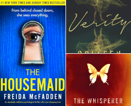 thrillers you must read cover photo collage