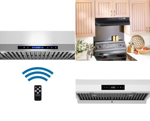I Finally Fixed My Smoky Kitchen With the Right Range Hood Setup cover photo collage