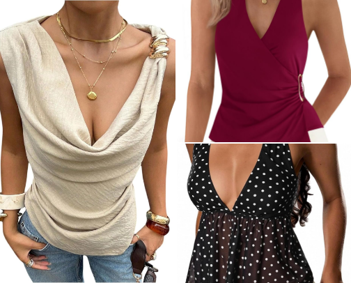 spring going out tops from Amazon 🎀 $35 or LESS cover photo collage