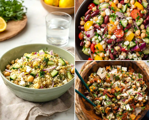 Lunch Ideas – Easy, Fresh & Actually Delicious! cover photo collage