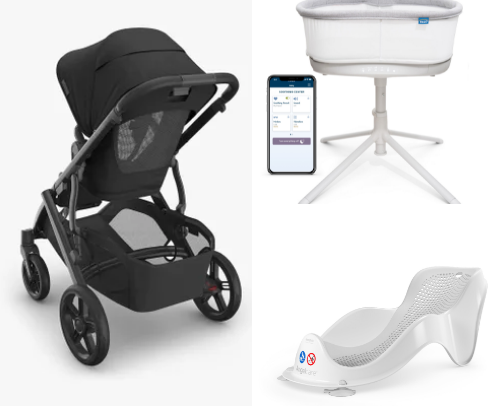 Must have baby items for first time moms cover photo collage