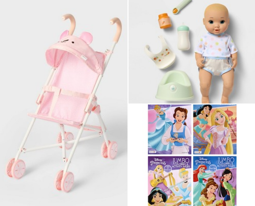 toddler girl toy finds cover photo collage