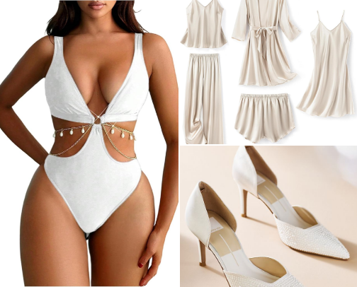 Bride to Be Wardrobe cover photo collage