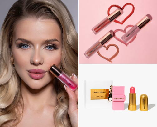 Tamocosmetics makeup cover photo collage