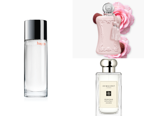 Sexy sophisticated must have perfumes. cover photo collage