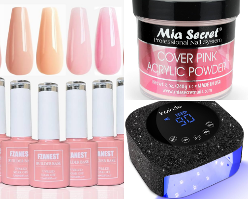 Beginner friendly nail products 💅 cover photo collage