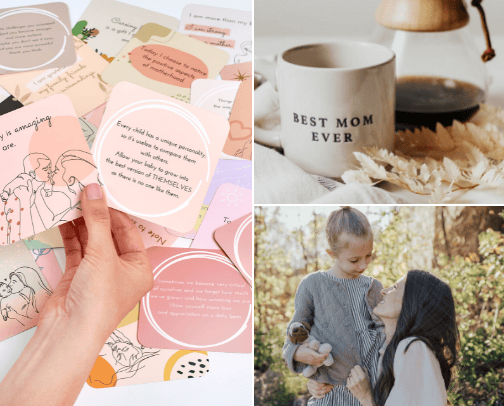 Postpartum Essentials for the Anxious Mom cover photo collage