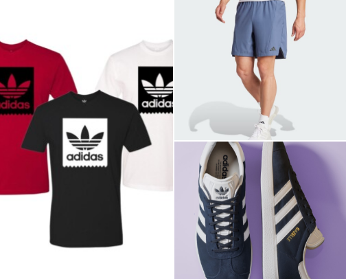 Adidas for Men and Women cover photo collage
