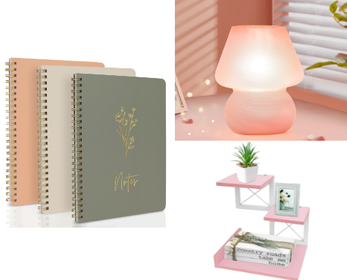 Pastel Desk Setup Essentials cover photo collage